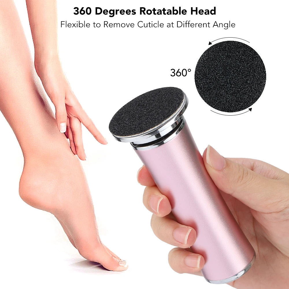 Rechargeable Electric Foot File - Ultimate Pedicure Machine for Smooth, Soft Feet & Dead Skin Removal