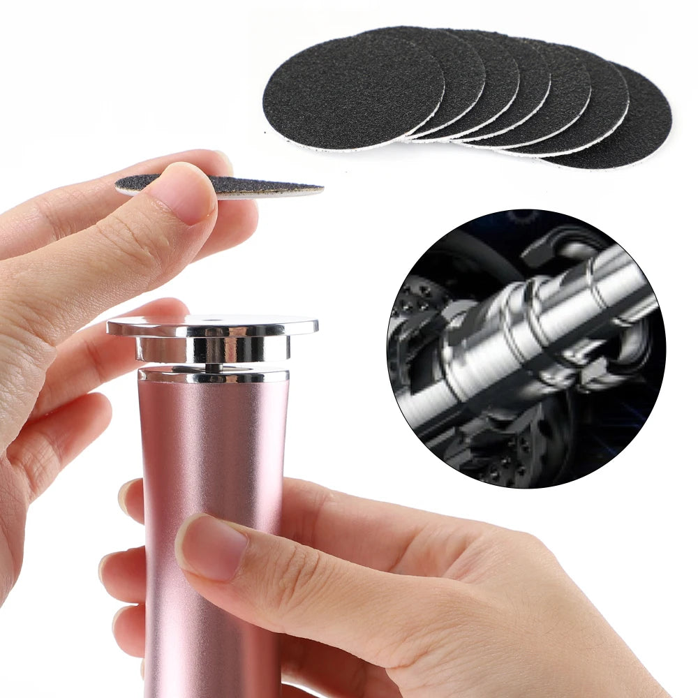 Rechargeable Electric Foot File - Ultimate Pedicure Machine for Smooth, Soft Feet & Dead Skin Removal